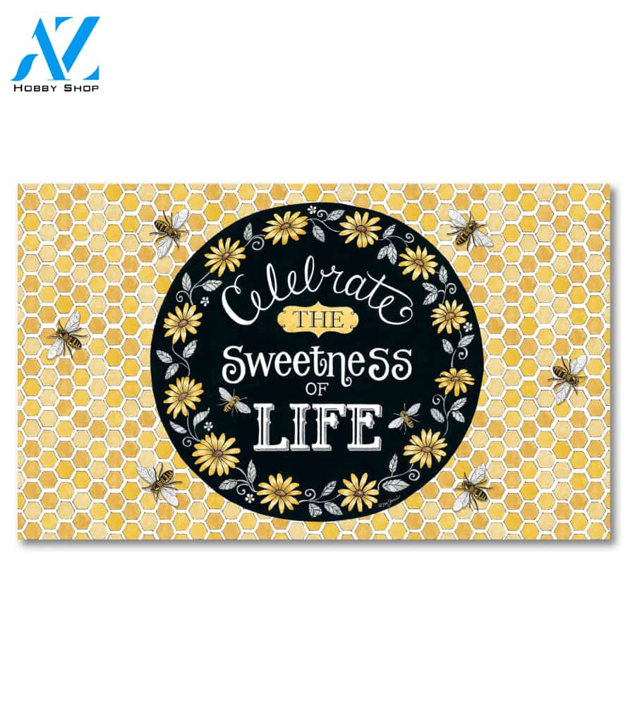 Celebrate the Sweetness of Life Doormat - 18" x 30"