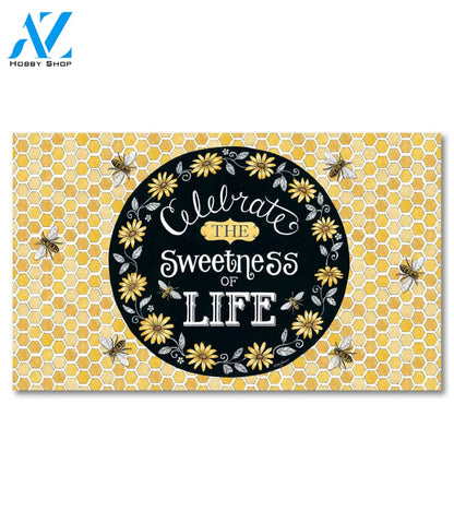 Celebrate the Sweetness of Life Doormat - 18" x 30"