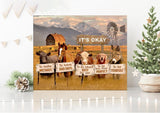 It's okay to make mistakes Barn Windmill Canvas And Poster, Wall Decor Visual Art