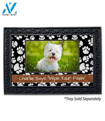 Chalk Prints Photo Doormat - 18" x 30"