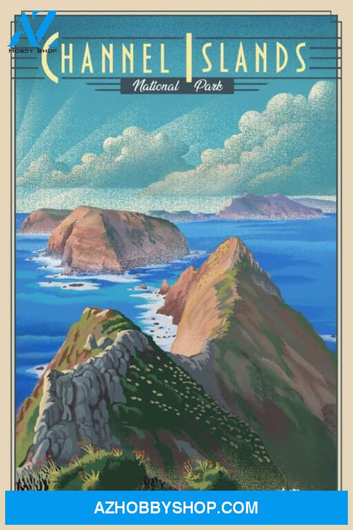 Channel Islands National Park California Lithograph National Park Series