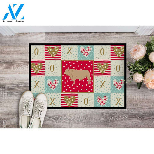 Charolais Cow Doormat Welcome Mat Housewarming Gift Home Decor Funny Doormat Gift For Cow Lovers Gift For Farmer Gift For Family