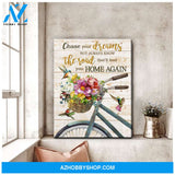 Chase Your Dreams Hummingbird Wall Art Canvas