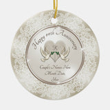 Cheap Personalized Wedding Anniversary Ornaments