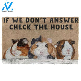 Check The Guinea Pig House Doormat Funny Welcome Mat Housewarming Gift Home Decor Funny Doormat Gift For Friend