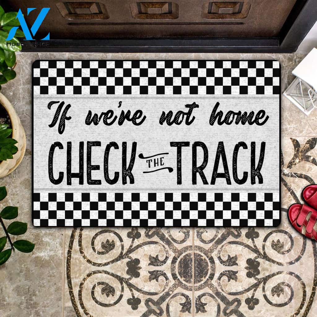 Check The Track Doormat | Welcome Mat | House Warming Gift