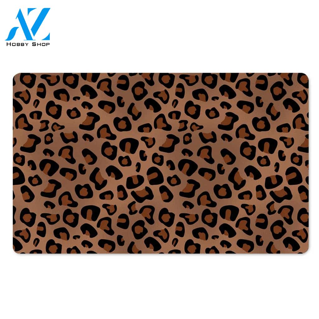 Cheetah Door Mat