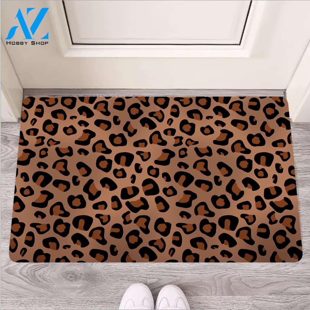 Cheetah Door Mat