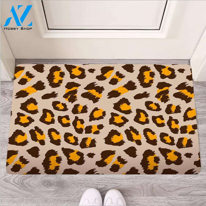 Cheetah Print Door Mat