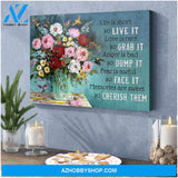 Cherish Them, Stunning Hummingbird Canvas Wall Art