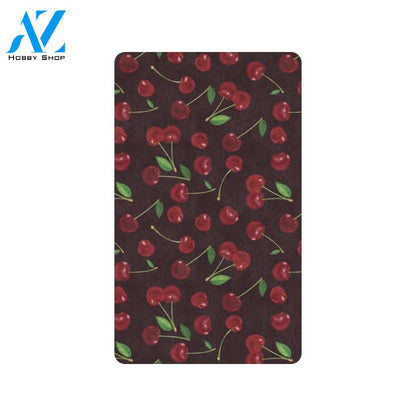 Cherry Fresh Pattern Rubber Doormat