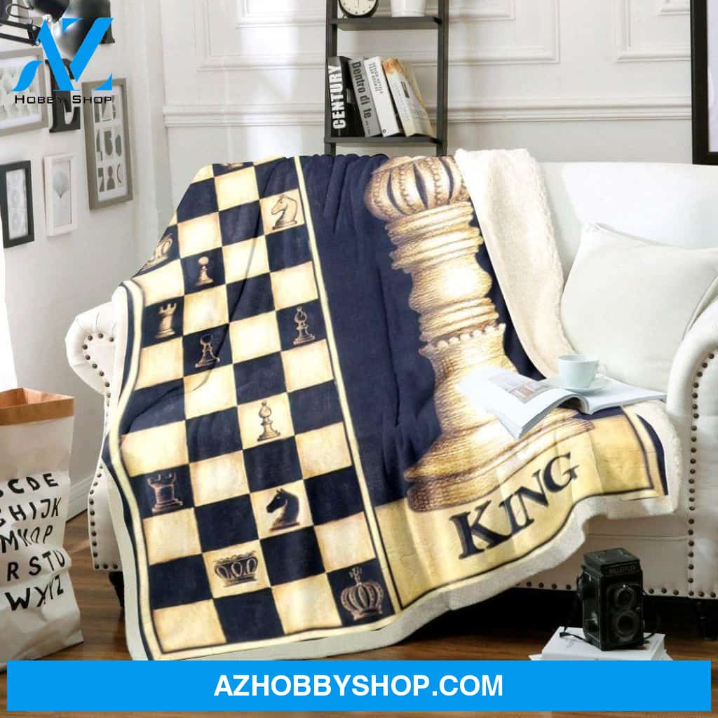 Chess Fleece Blanket King Of Chess