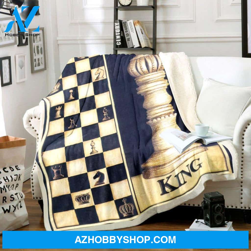 Chess Fleece Blanket King Of Chess