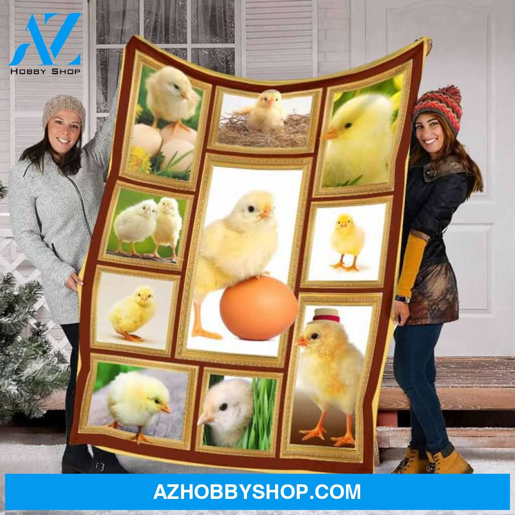 Chicken Blanket A Little Chicken Blanket- Mink Blanket, Fleece Blanket, Gift for Your Love One, Birthday Gift Home Decor Bedding Couch Sofa Soft and Comfy Cozy
