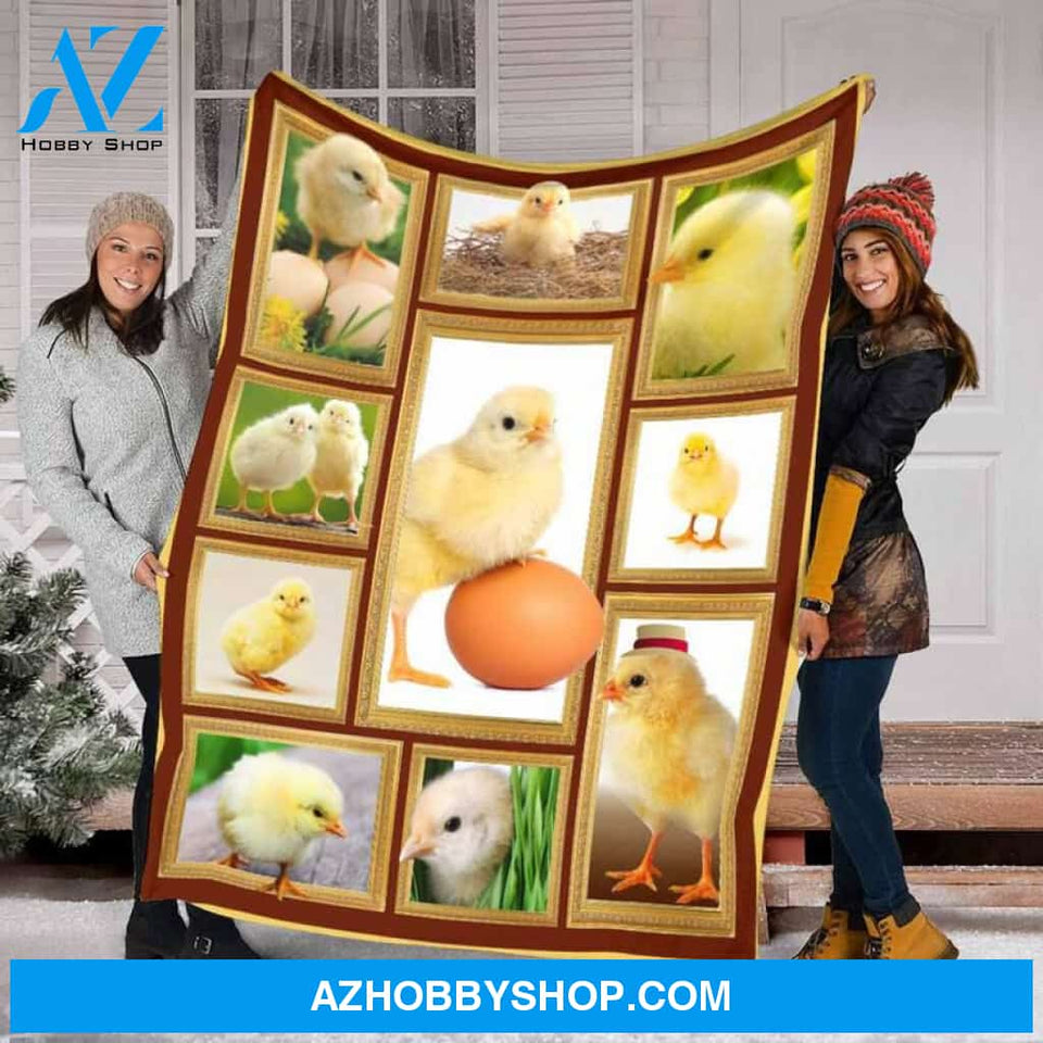 Chicken Blanket A Little Chicken Blanket- Mink Blanket, Fleece Blanket, Gift for Your Love One, Birthday Gift Home Decor Bedding Couch Sofa Soft and Comfy Cozy