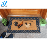 Chicken Easy Clean Welcome DoorMat | Felt And Rubber | DO2411
