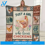 Chicken Fleece Blanket