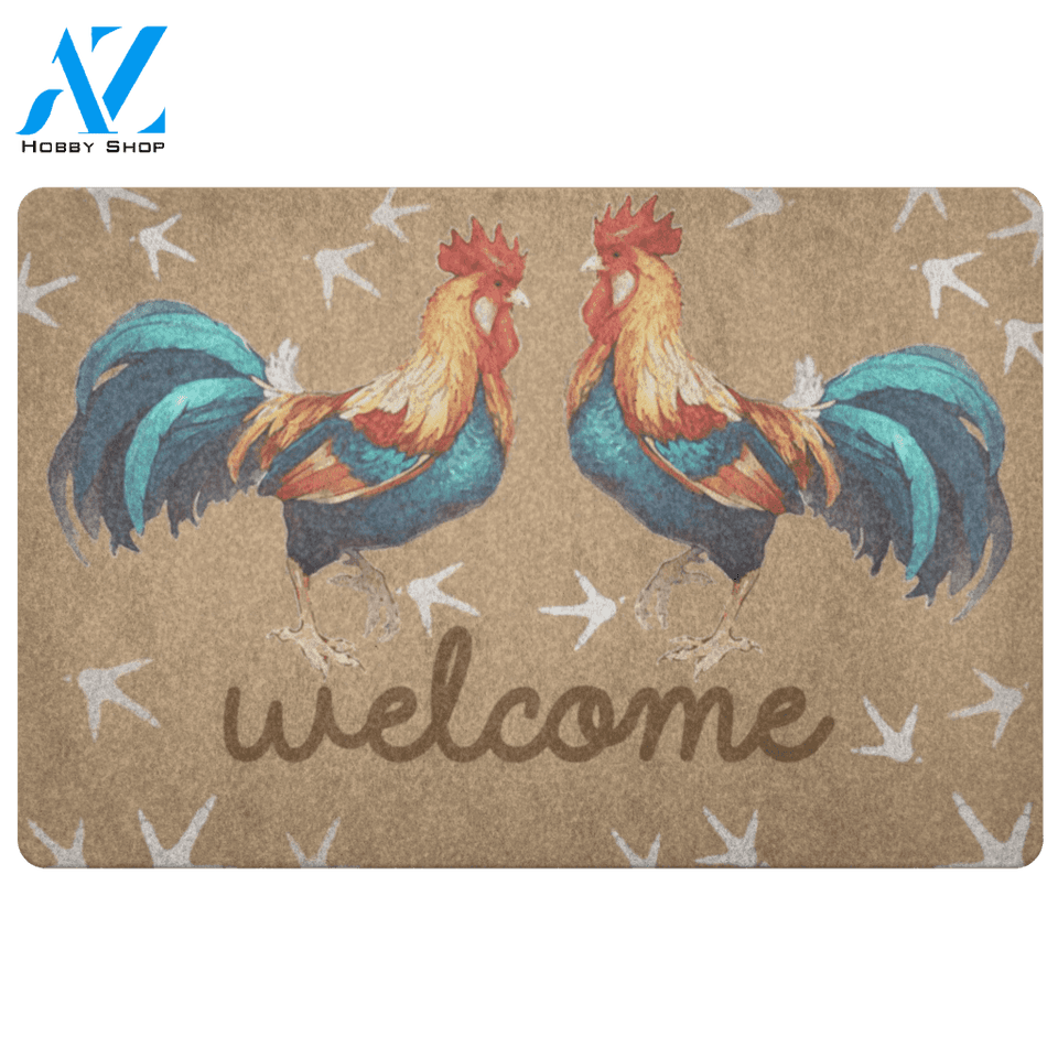 Chicken Welcome Doormat | Welcome Mat | House Warming Gift
