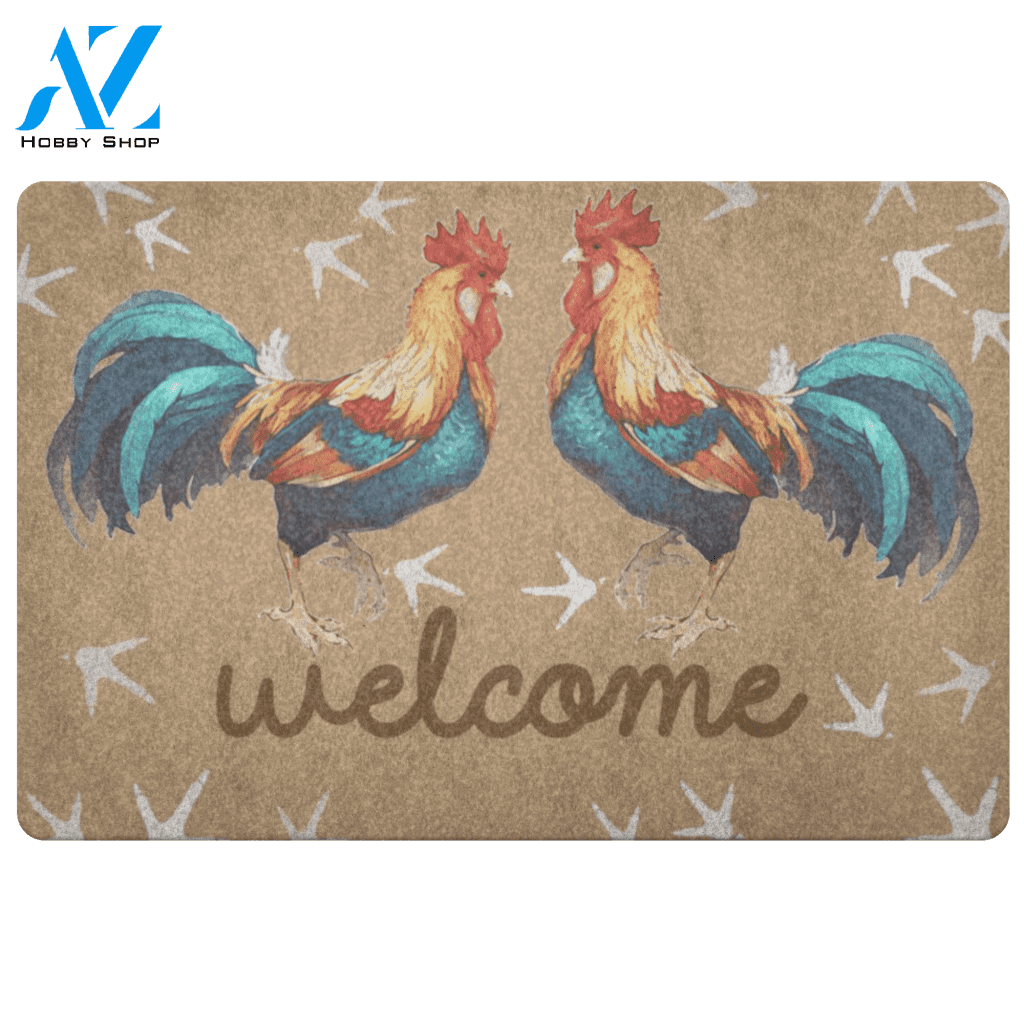 Chicken Welcome Doormat | Welcome Mat | House Warming Gift