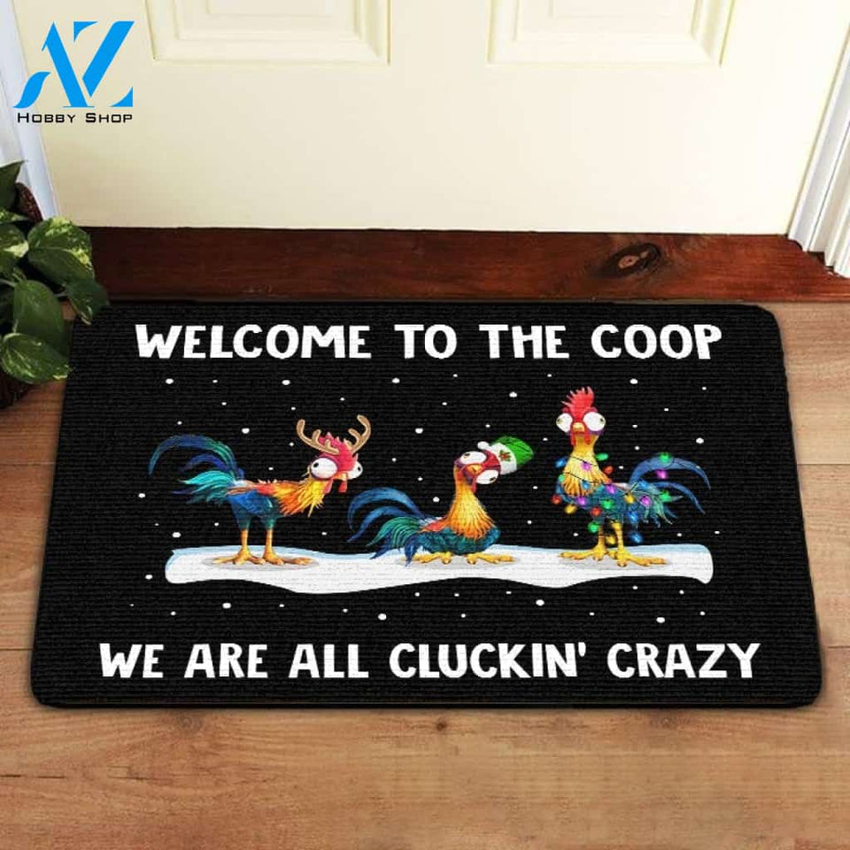 Chicken Welcome To The Coop Doormat