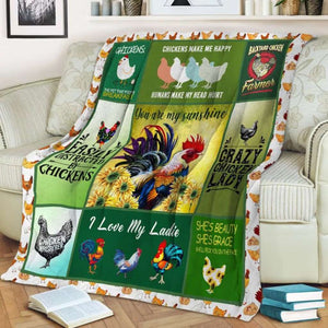 Chickens Blanket You Are My Sunshine,  Gift For Baby, Gift For Kid.