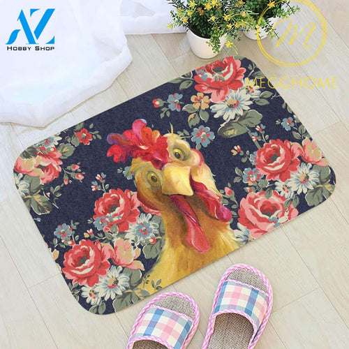 Chickens Dance in the Moonlight Doormat 2 | Welcome Mat | House Warming Gift