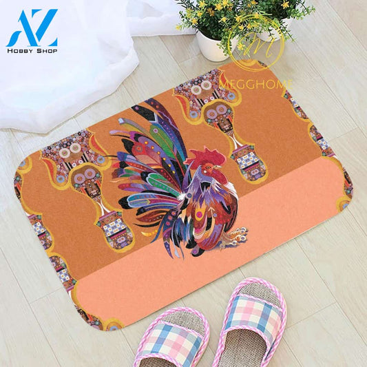 Chickens Dance in the Moonlight Doormat | Welcome Mat | House Warming Gift