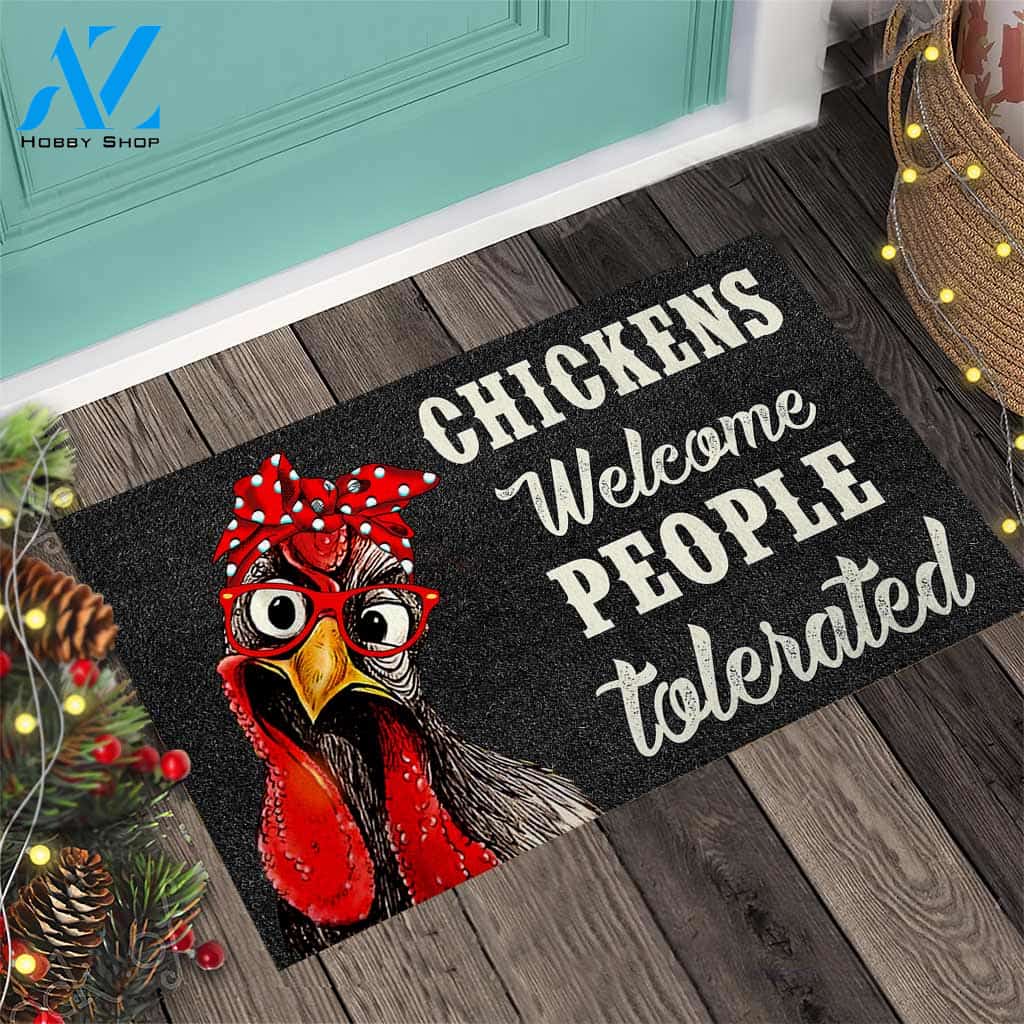 Chickens Welcome Doormat