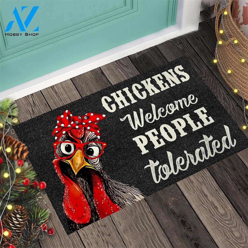 Chickens Welcome Doormat