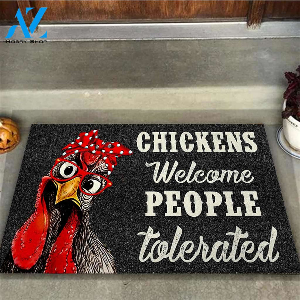 Chickens Welcome Doormat