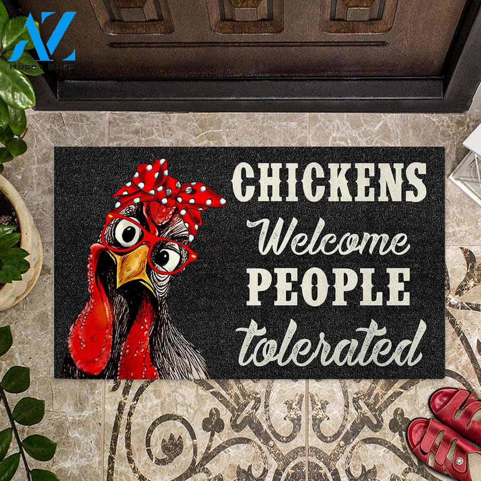 Chickens Welcome Doormat