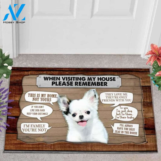 Chihuahua 1 Visiting My House Doormat