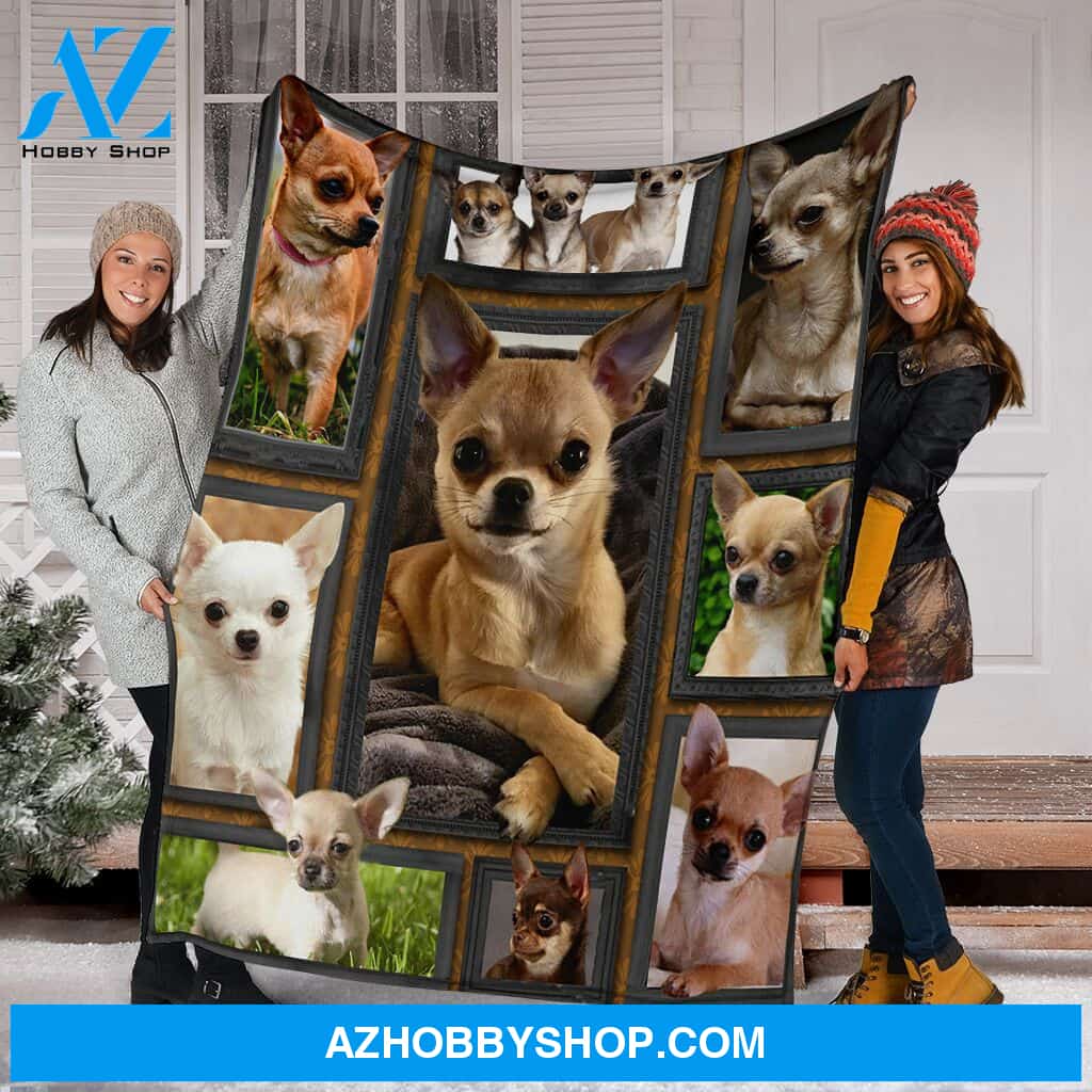 Chihuahua 3D Fleece Blanket