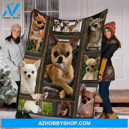 Chihuahua 3D Fleece Blanket