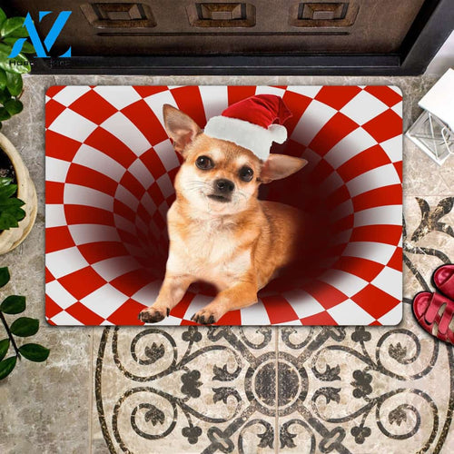 Chihuahua Christmas - Dog Doormat | Welcome Mat | House Warming Gift | Christmas Gift Decor