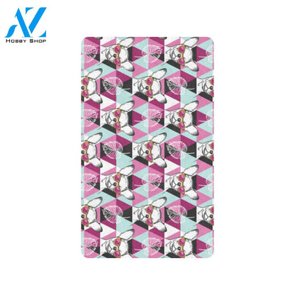 Chihuahua Cute Triangle Pattern Rubber Doormat
