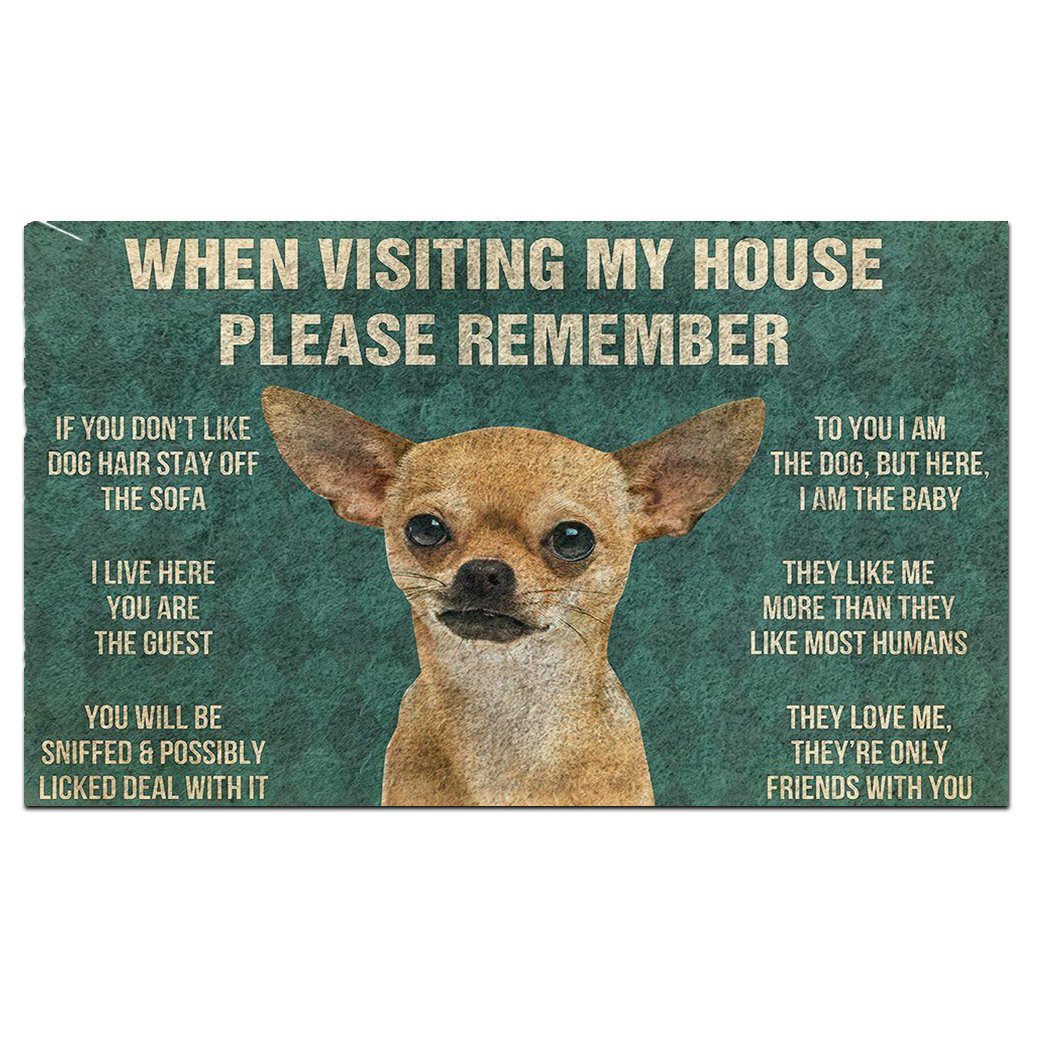 Chihuahua's Rules Doormat