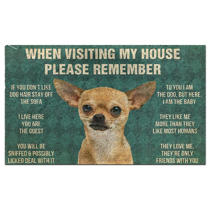 Chihuahua's Rules Doormat