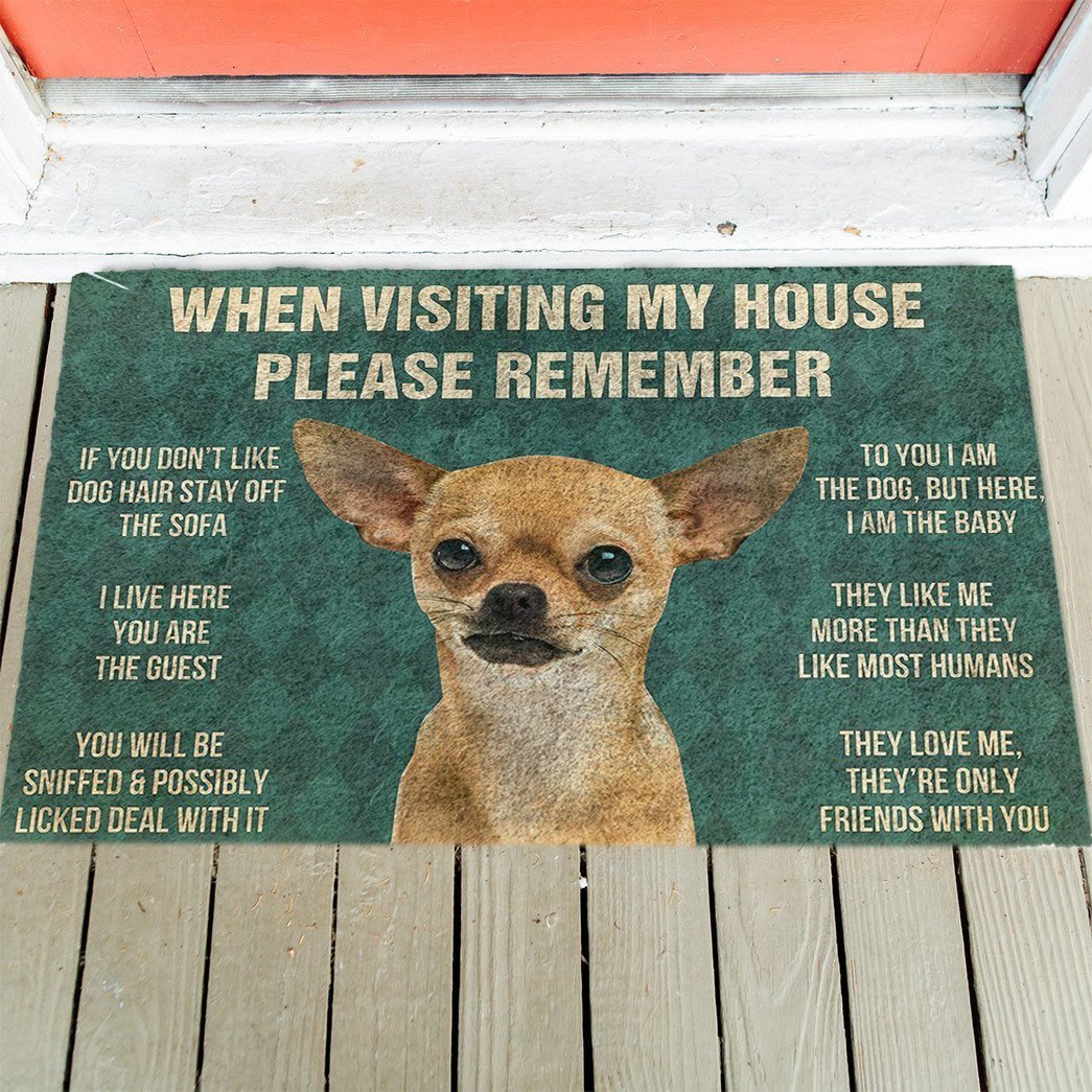Chihuahua's Rules Doormat