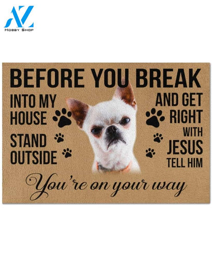 Chihuahua Easy Clean Welcome DoorMat | Felt And Rubber | DO1732