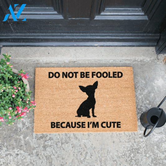 Chihuahua Easy Clean Welcome DoorMat | Felt And Rubber | DO3231