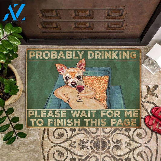 Chihuahua Easy Clean Welcome DoorMat | Felt And Rubber | DO3208