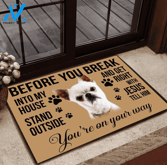 Chihuahua Easy Clean Welcome DoorMat | Felt And Rubber | DO1732