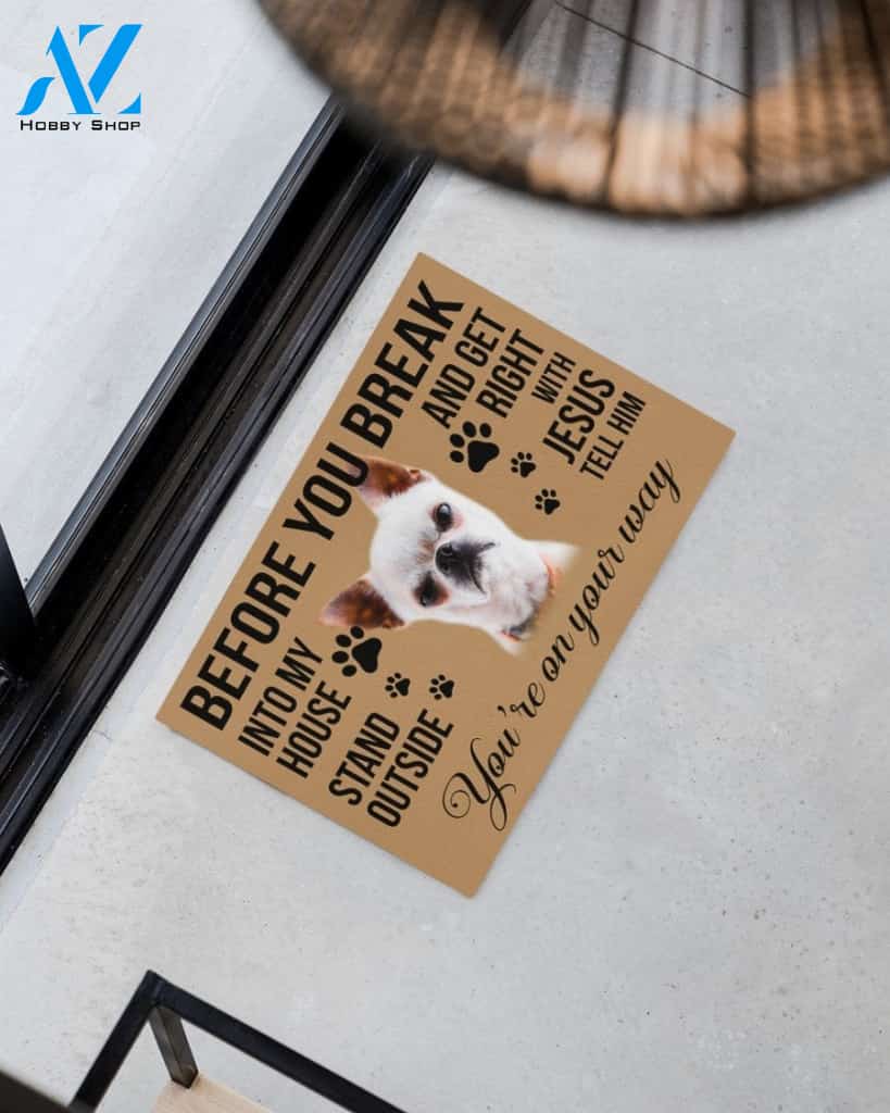 Chihuahua Easy Clean Welcome DoorMat | Felt And Rubber | DO1732