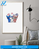 Chihuahua freedom color american poster