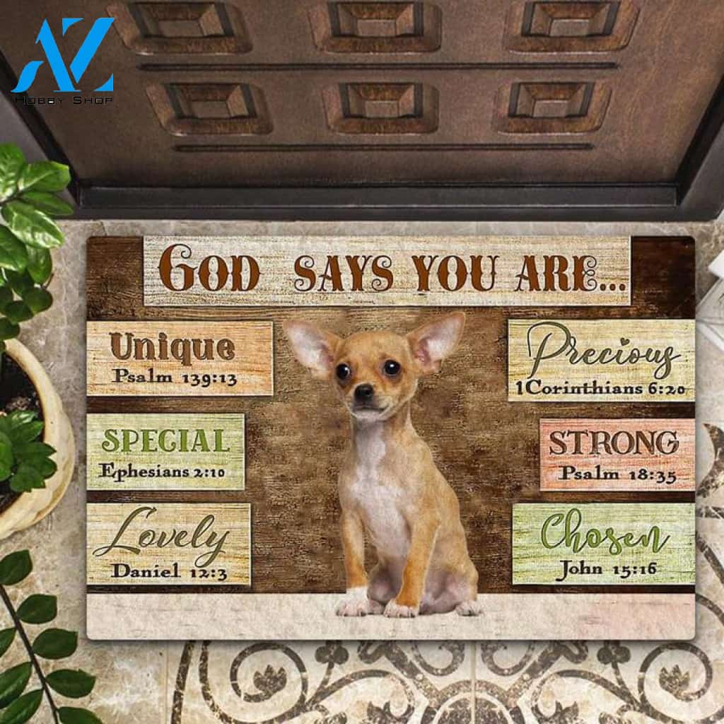 Chihuahua God Says You Are Doormat