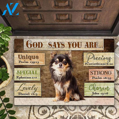 Chihuahua God Says You Are Doormat