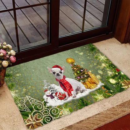 Chihuahua Merry Christmas Doormat