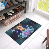 Chihuahua Roses Pattern Doormat | Welcome Mat | House Warming Gift