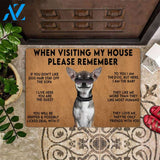 Chihuahua When Visiting My House Remember DoormatWelcome Entry Mat For Dog Lover